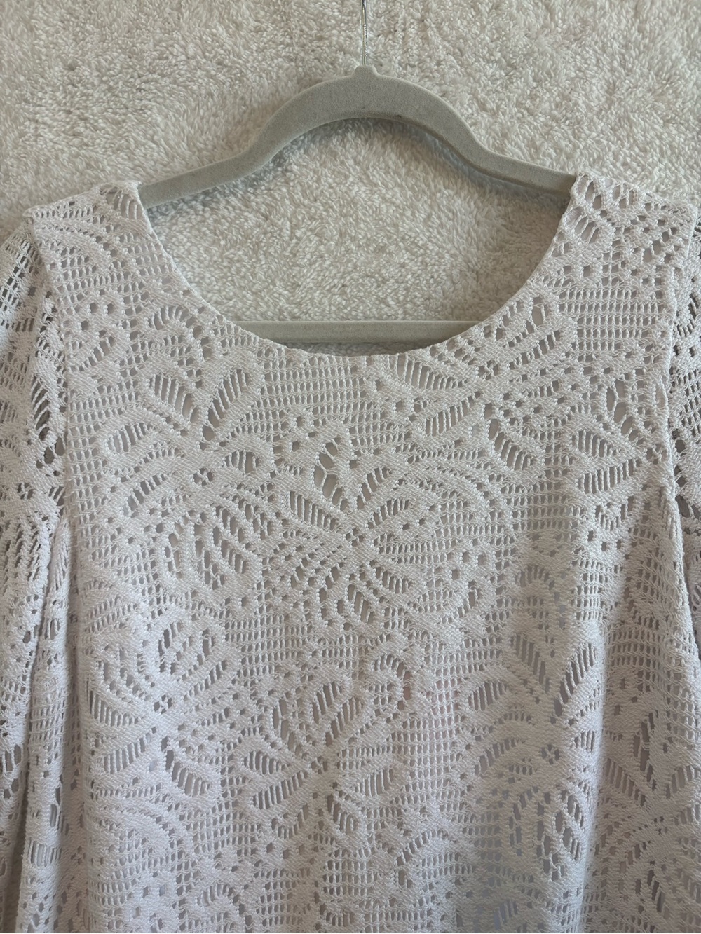 Lilly Pulitzer Foley Resort White Whirlpool Knit Lace Dress Size Medium NWT - Picture 4 of 12